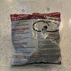 Genuine OEM Char-Broil Hose & Regulator Type 1 with Sideburner